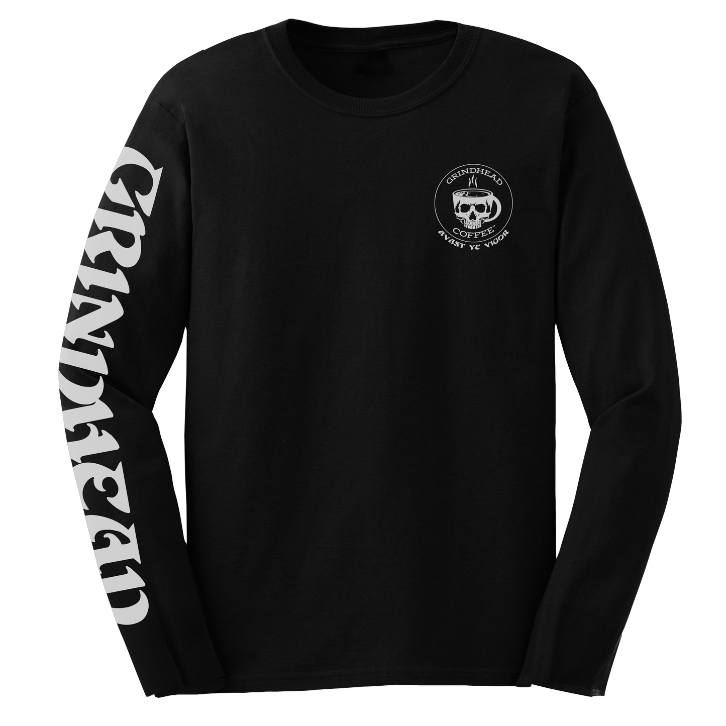 Tee - White Kraken - Long Sleeve
