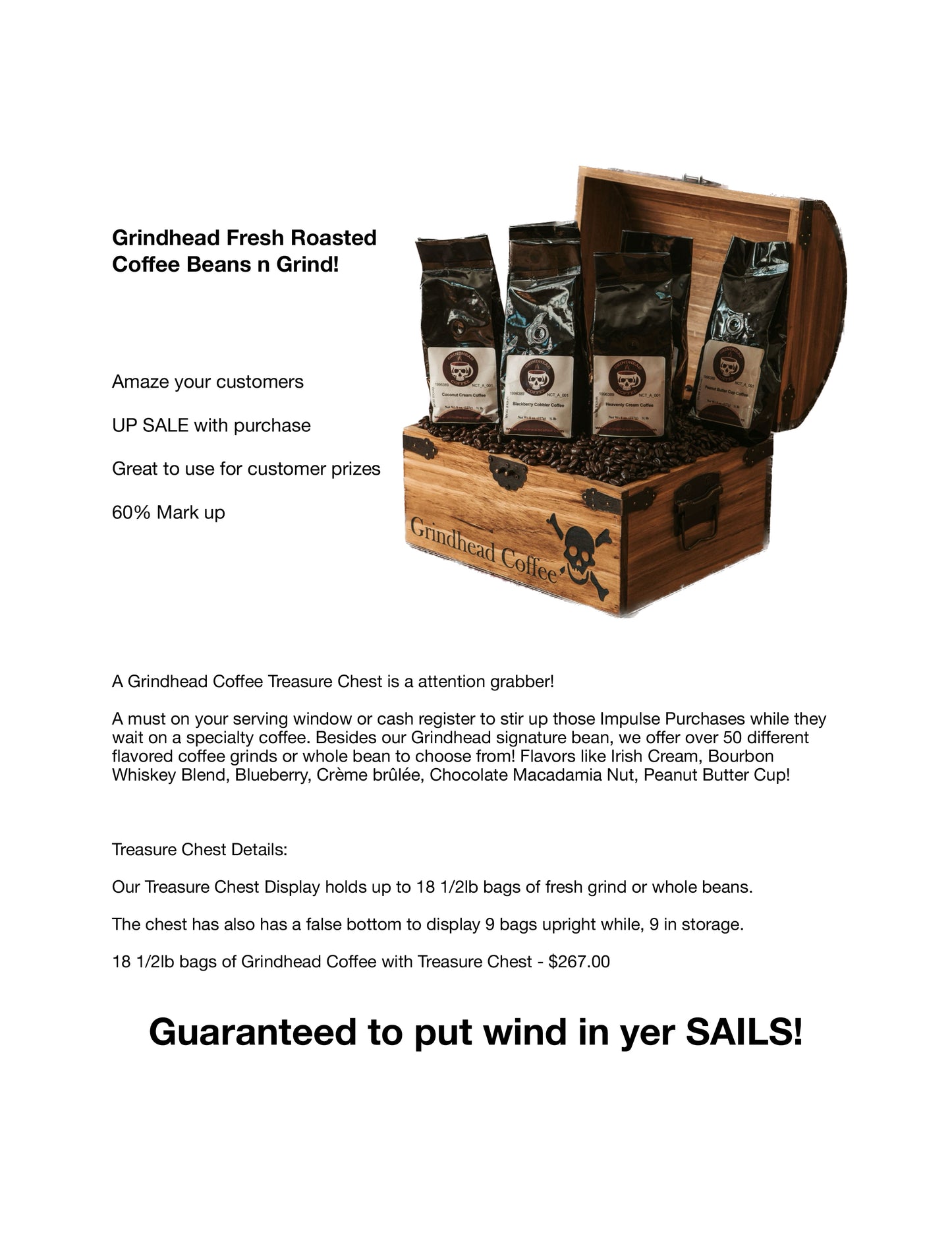 Treasure Chest (with 18 Coffee Bags)