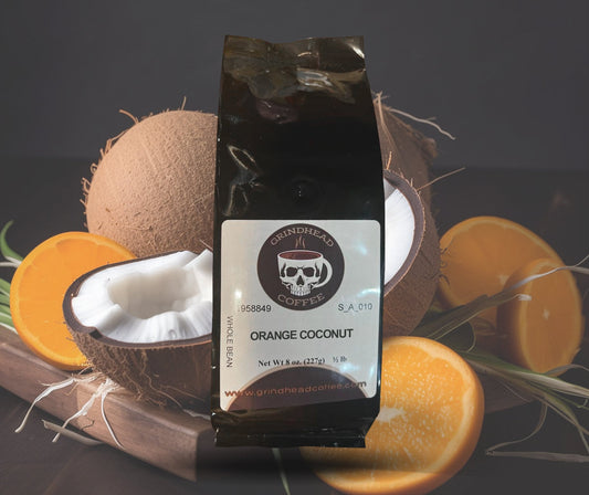 Orange Coconut Flavored Coffee - Fruity  Coffee - Coffee Lover Gift - Sweet Coffee