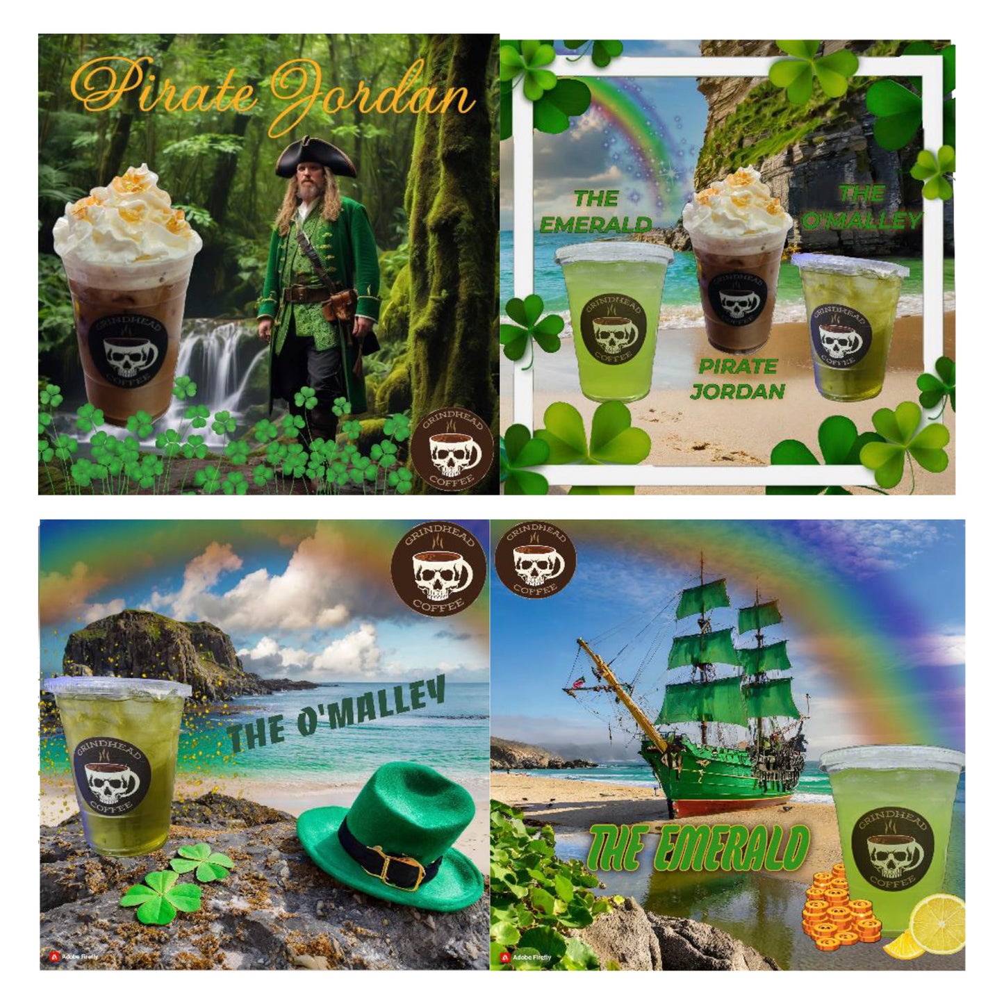 St. Patty's Day A-Frame Sign Package