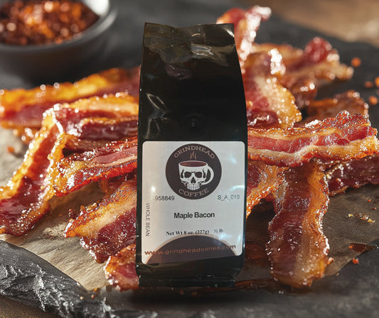 Maple Bacon Coffee - Bacon Flavor Coffee - Breakfast Coffee - 1/2 lb