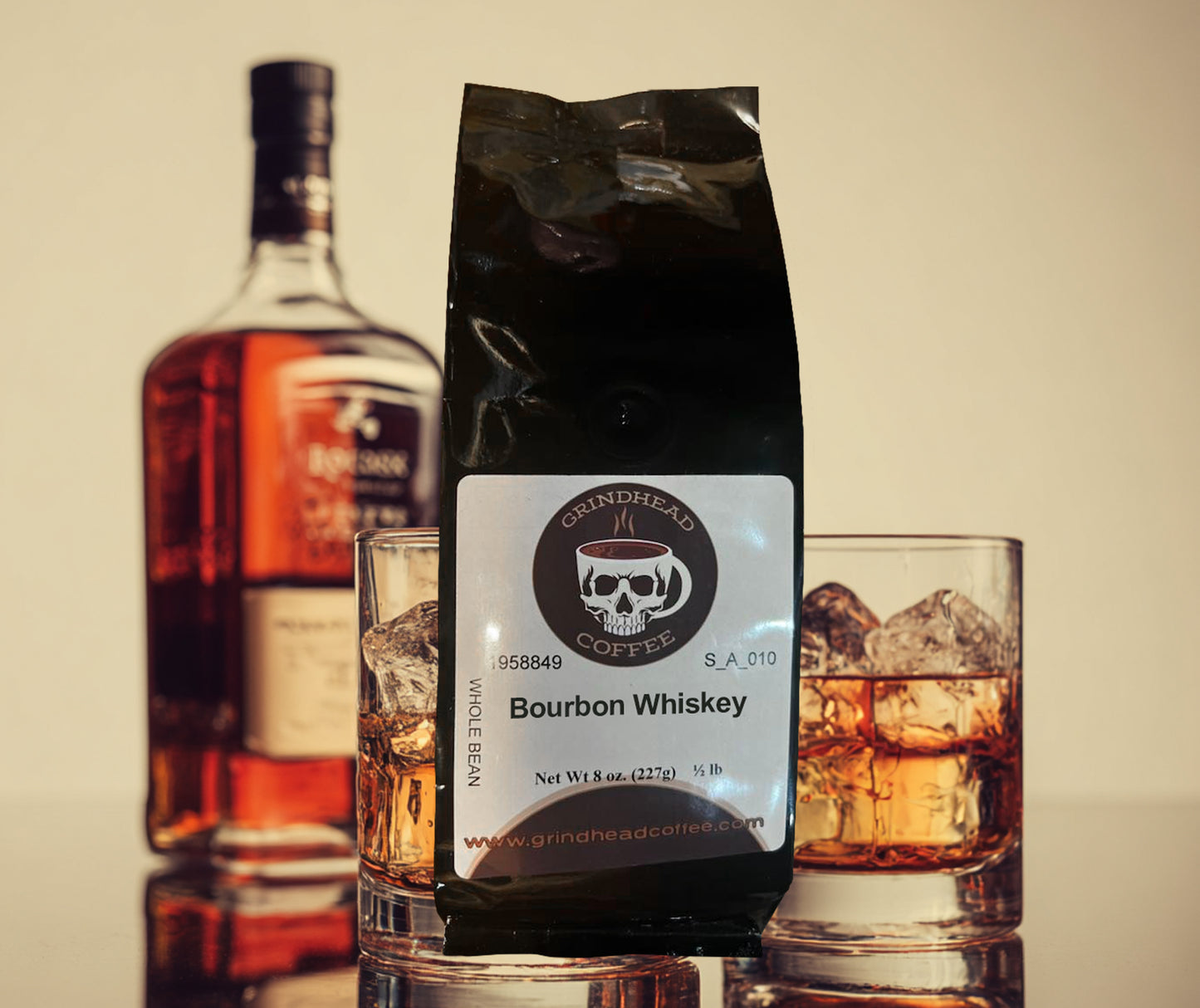 Bourbon Whiskey - Flavor Coffee - Coffee Lover  - 1/2 lb