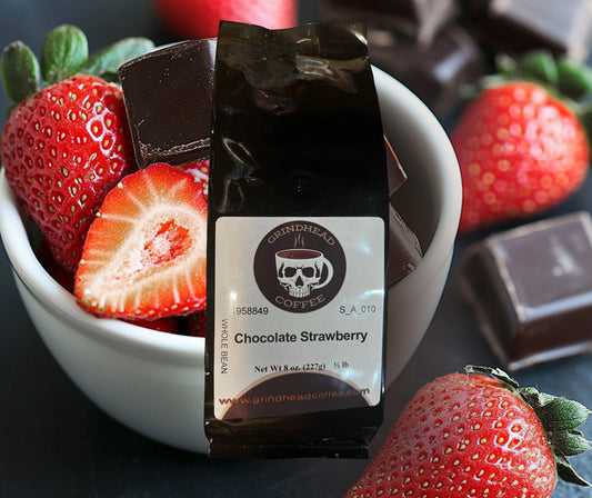 Chocolate and Strawberries - Luxury Coffee Lover Gift - Valentines Day - Coffee Lover  1/2 lb