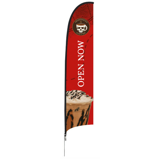 Open Now - 14' Feather Flag