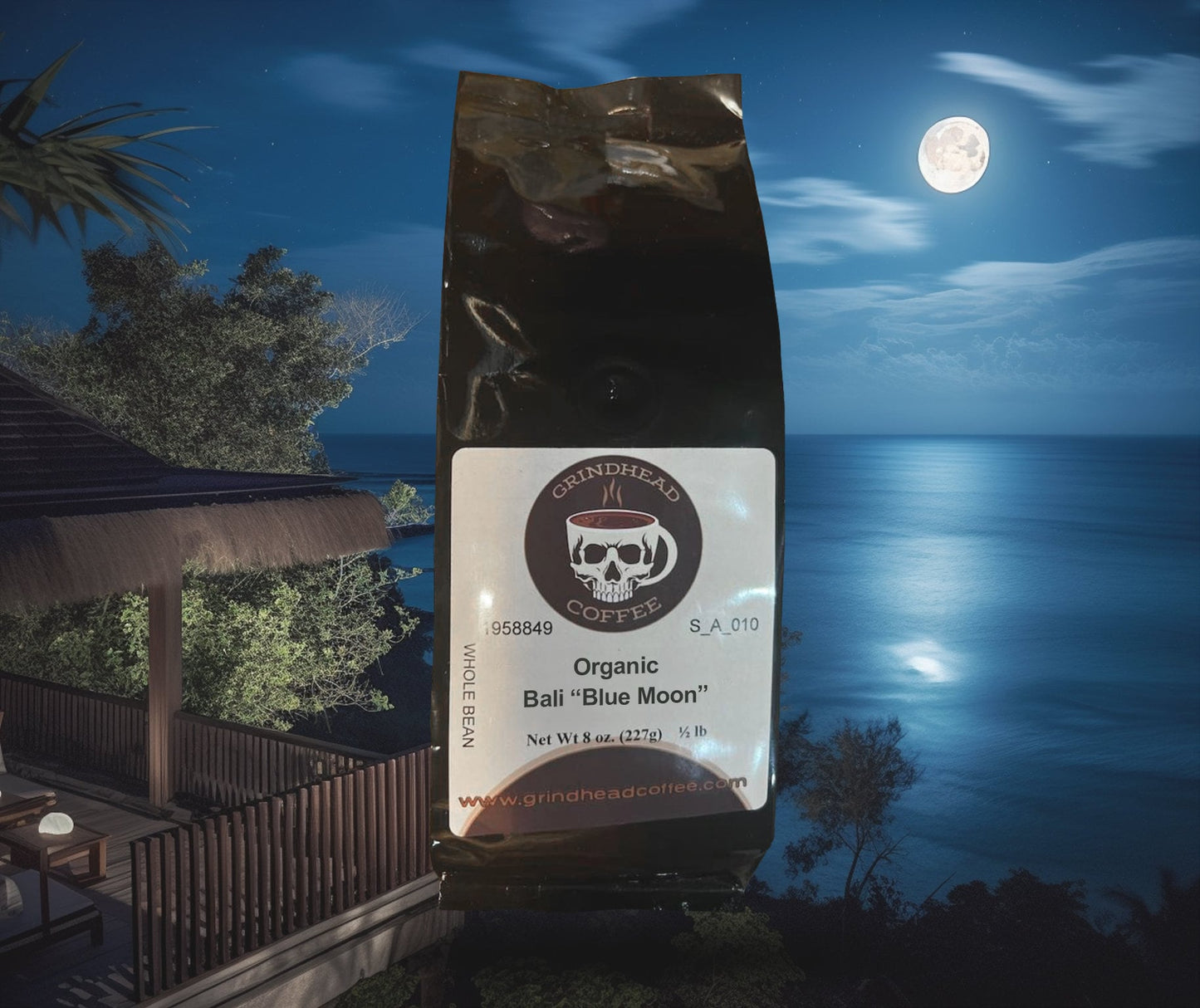 Organic Bali Blue Moon Coffee - Light Medium Roast - Exotic Coffee