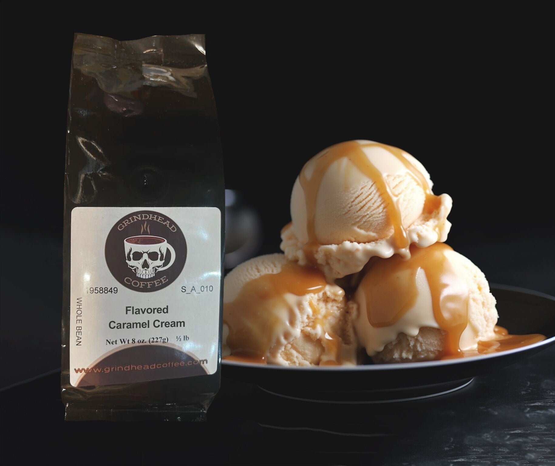 Caramel Cream Coffee - Dessert Coffee Lover Gift - Sweet Coffee - Vanilla